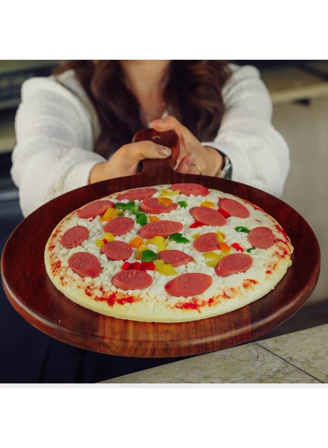 شيالة بيتزا خشب طبيعي - Image 2